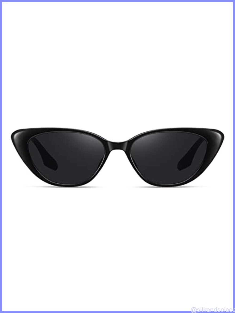 Small Narrow Cat Eye Sunglasses UV400 Retro 90s Women's